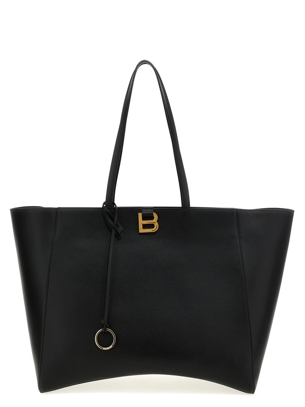 Balenciaga Hourglass Large Black Tote Bags