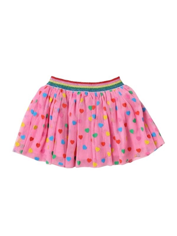 Dot Pattern Flare Skirt