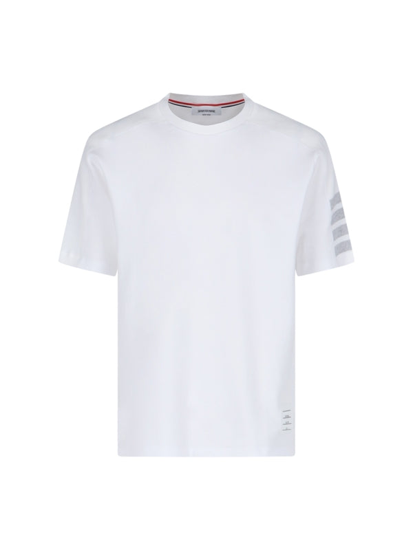 4-Bar Cotton Short-Sleeve T-Shirt