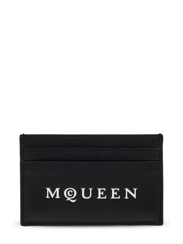 Alexander Mcqueen Black Card Holders