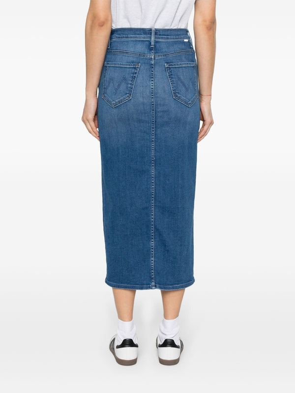 Long Denim Skirt