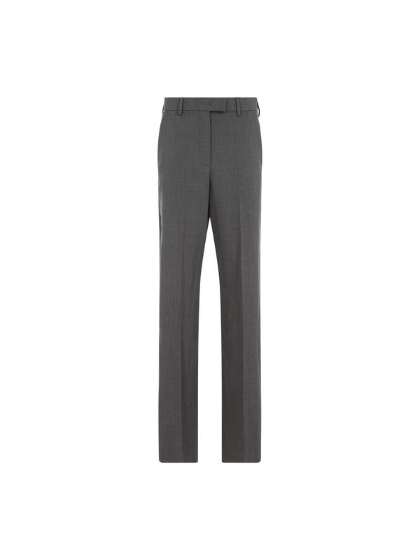 Wool Blend Tailored Pants