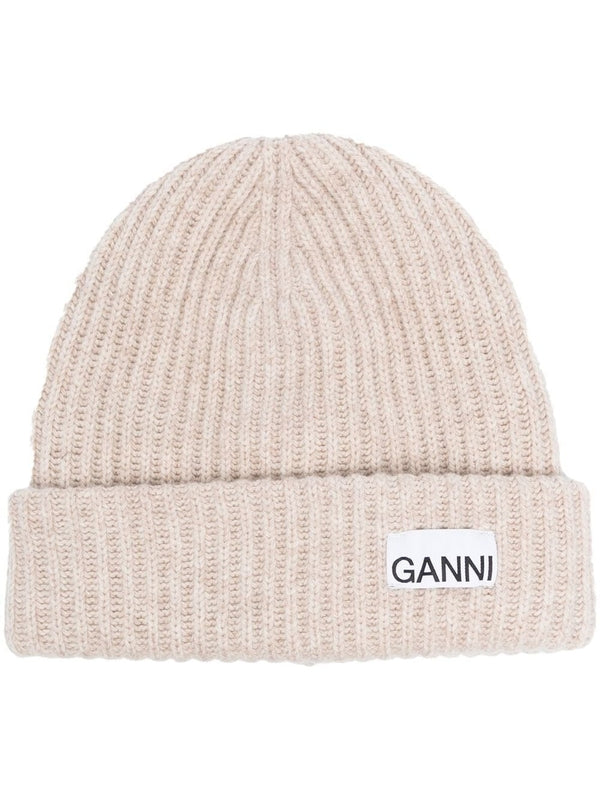 Logo Wool Blend Beanie