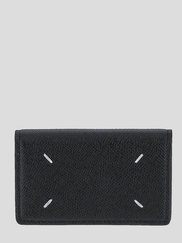 Stitch Leather Card Wallet