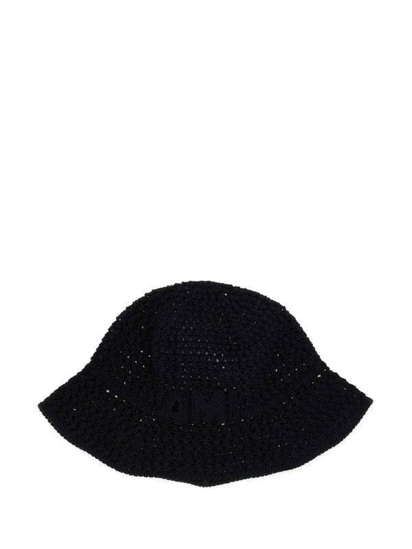 Ami Black Bucket Hat