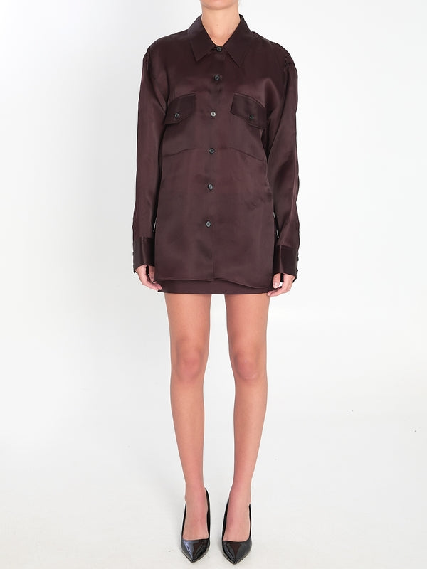 Khaite Burgundy Skirts