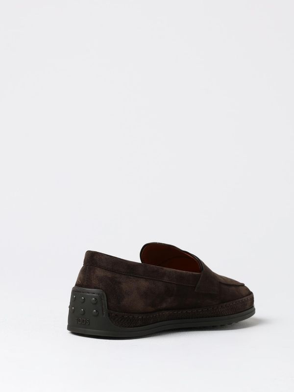 Pebbled Tab Suede Driving
  Shoes