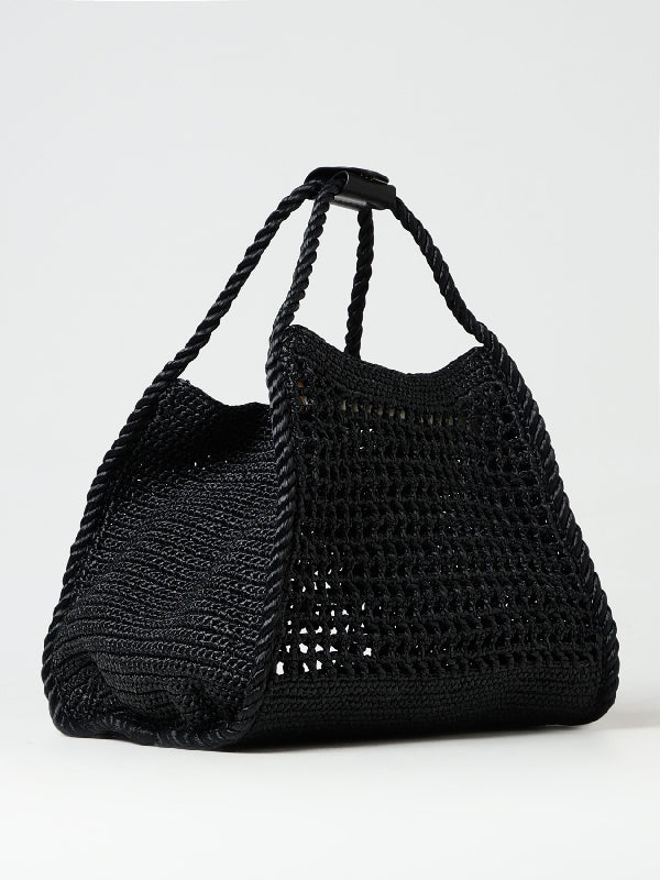 Marine Raffia Effect Medium Tote Bag