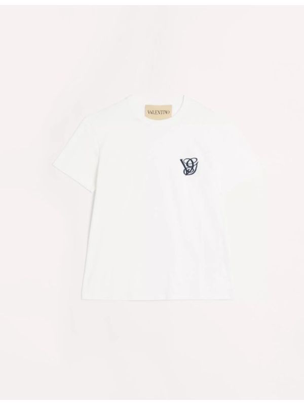 Valentino White Half Sleeve