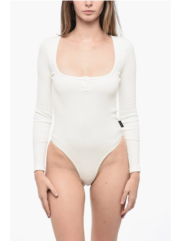 Rib Cotton Bodysuit