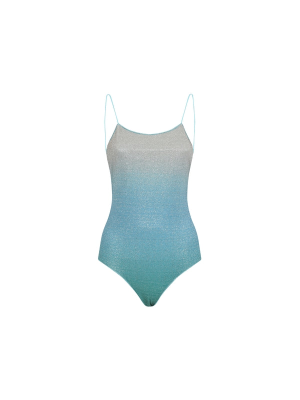 Sunrise Gradient Glitter Swimsuit