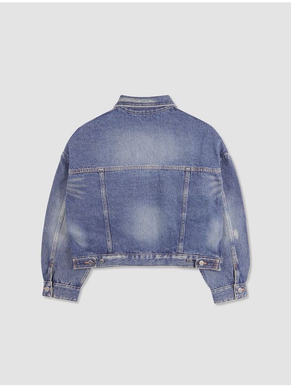 Cally Puff Denim Trucker Jacket