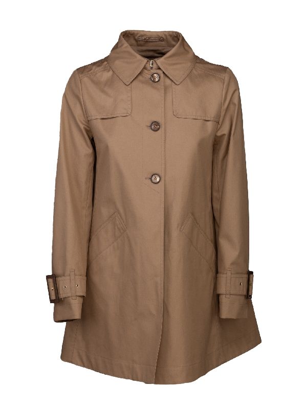 Cotton Short Trench Coat