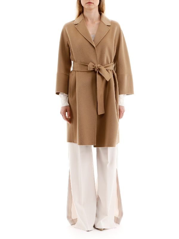 Arona Belted Wool Coat - Jente