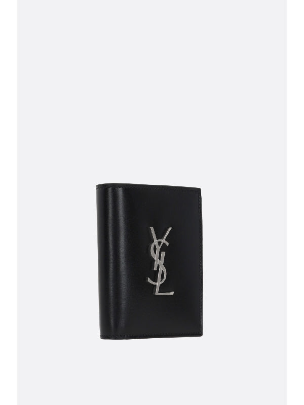 Cassandra Monogram Flap Wallet