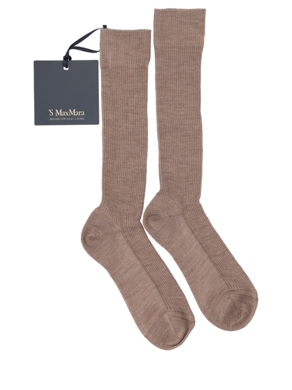 Ribbed Wool Socks