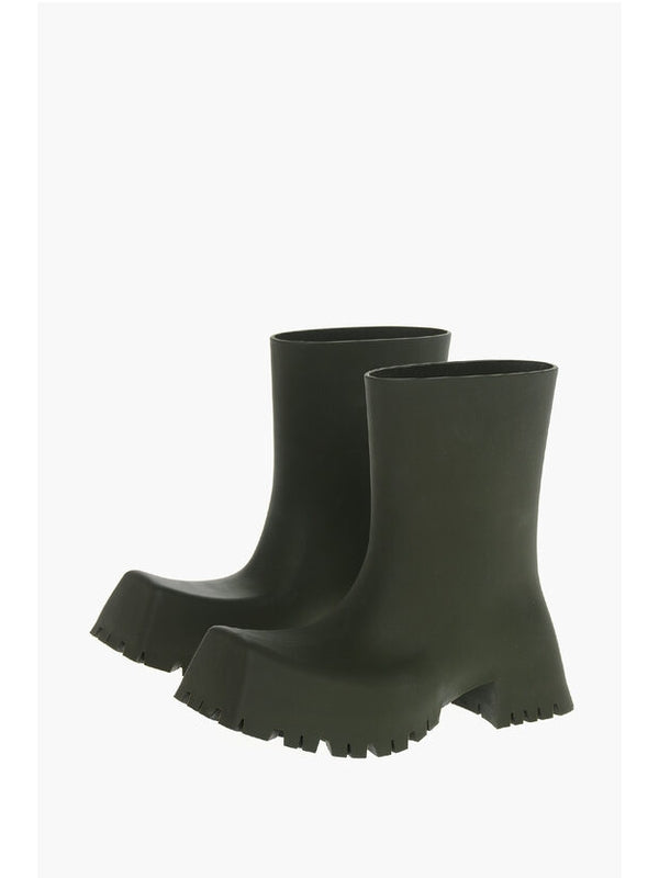 Balenciaga Green Ankle Boots