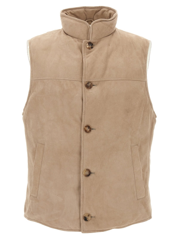 Brunello Cucinelli Beige Vests