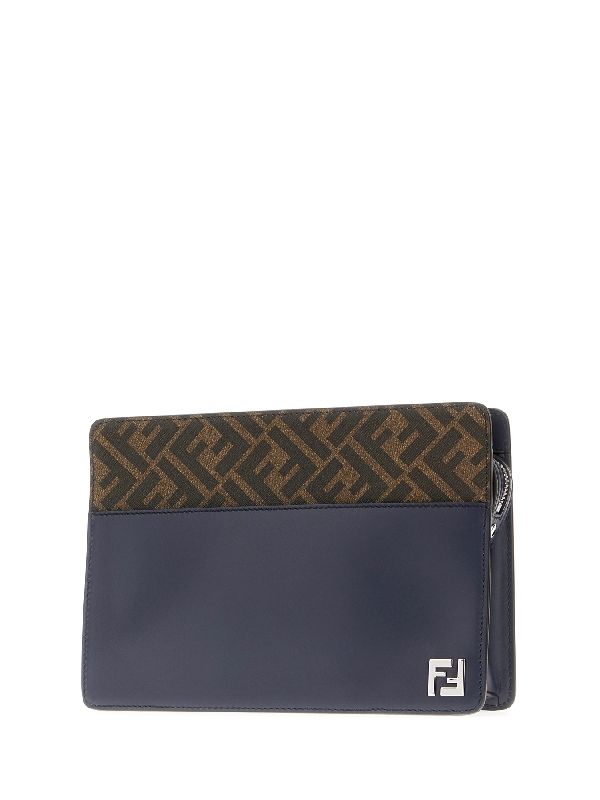 Zucca Monogram Pattern Clutch