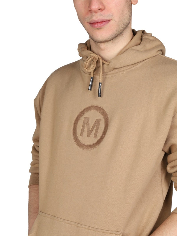 Logo Detail Cotton Hoodie