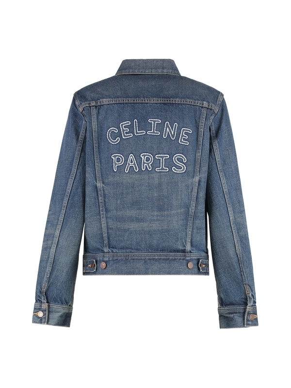 Triomphe Logo Denim Jacket