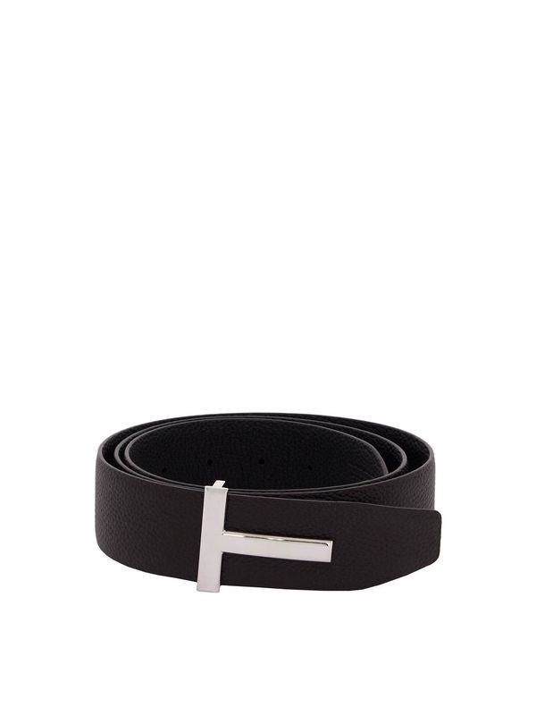 Tom Ford Black Leather Belts