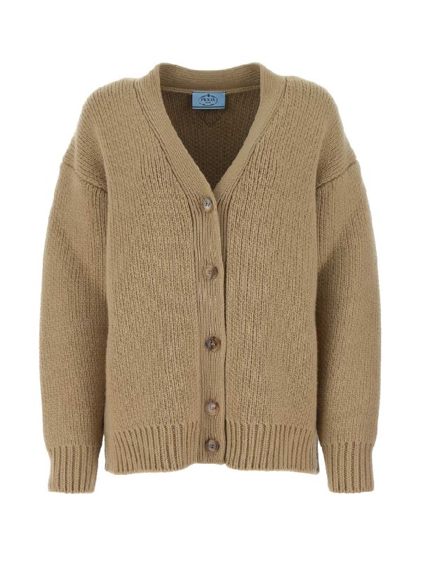 Wool Cashmere V-neck Cardigan