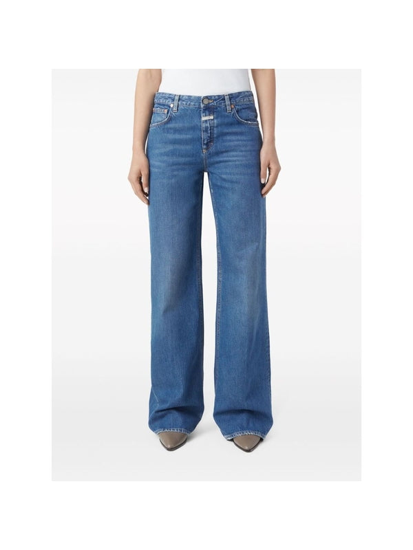 ストレートデニムパンツ