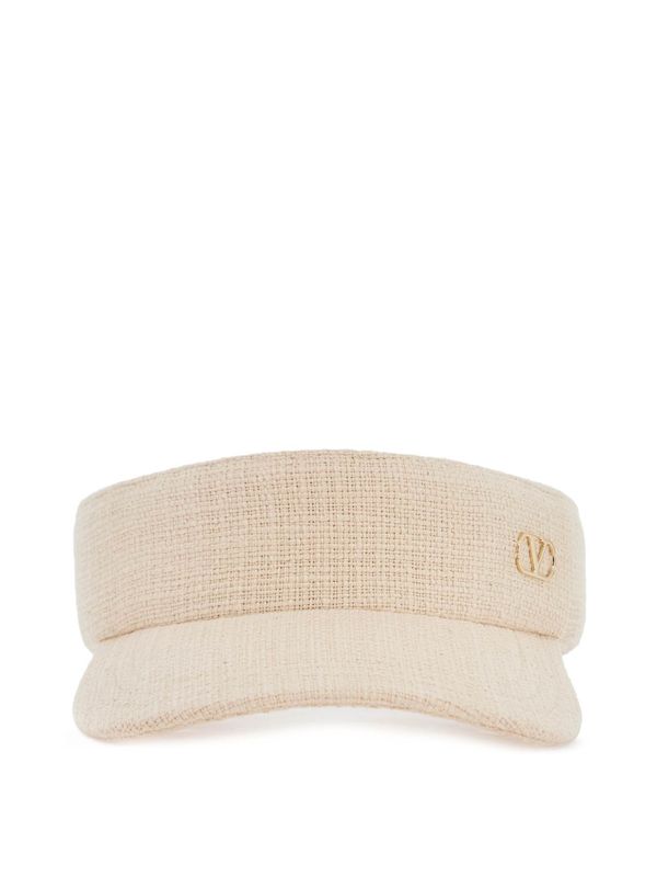 Signature V Logo Cotton Visor
  Cap