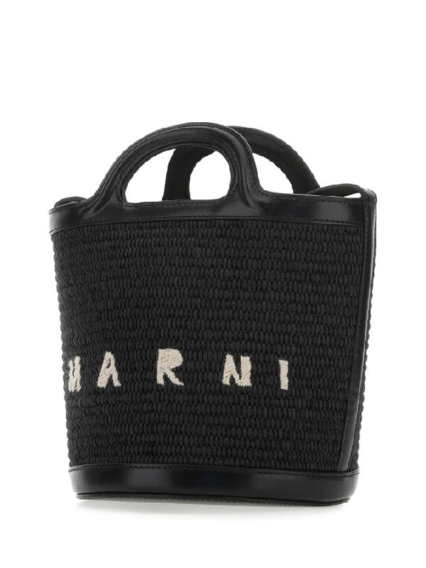 Tropicalia Logo Raffia Mini Bag