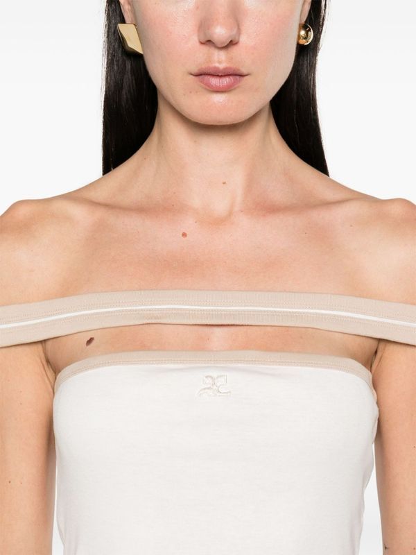 AC Logo Boatneck Sleeveless Top