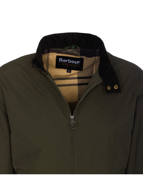 Royston High Neck Nylon Bomber Jacket