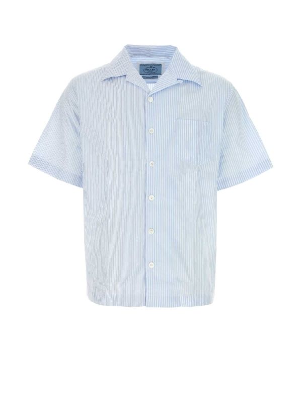 Back Triangle Logo Stripe Shirt