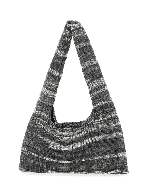 Sequin Stripe Shopper Bag