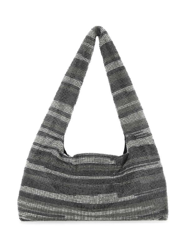 Sequin Stripe Shopper Bag