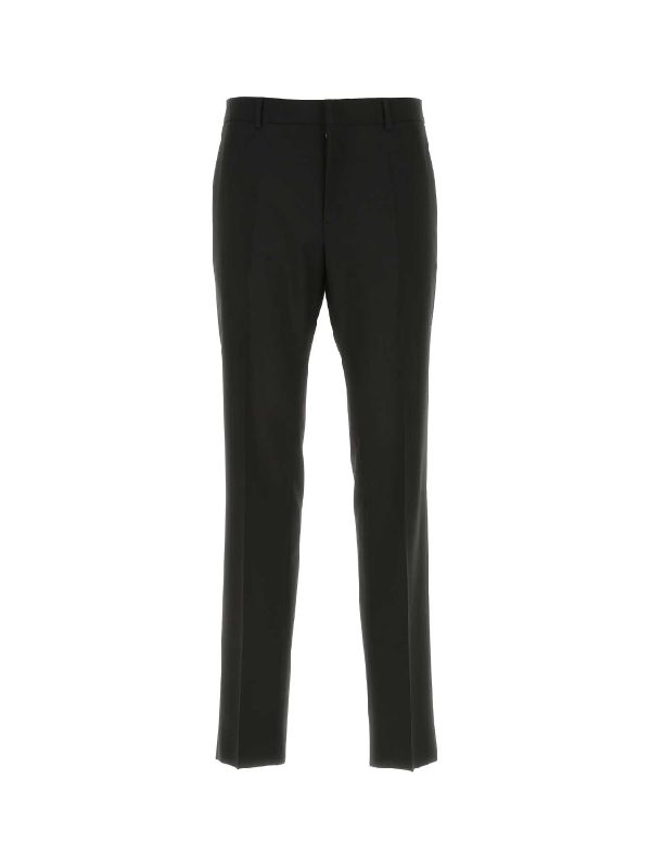 Virgin Wool Slim Fit Pants