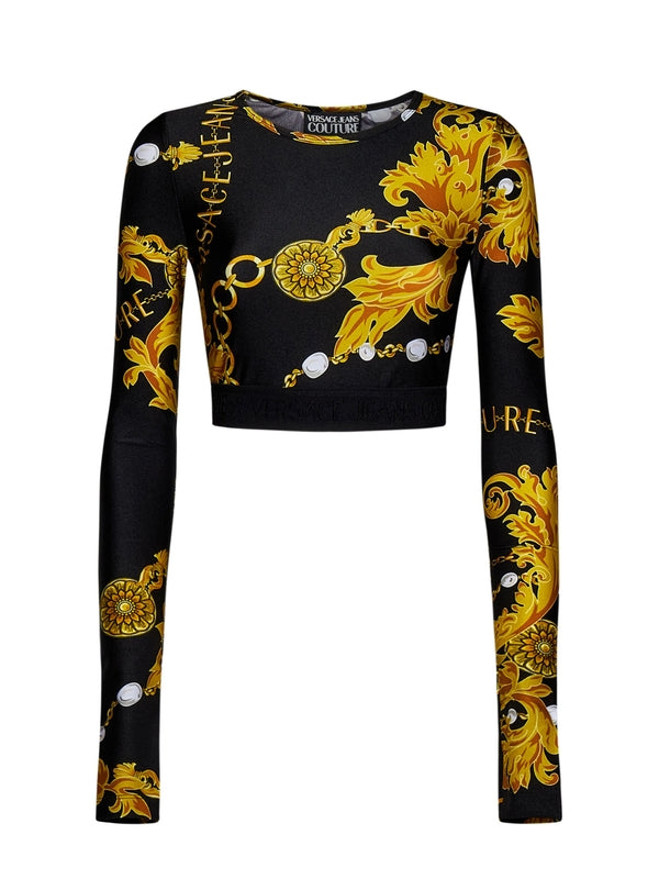 All-Over Printing Long Sleeve Top