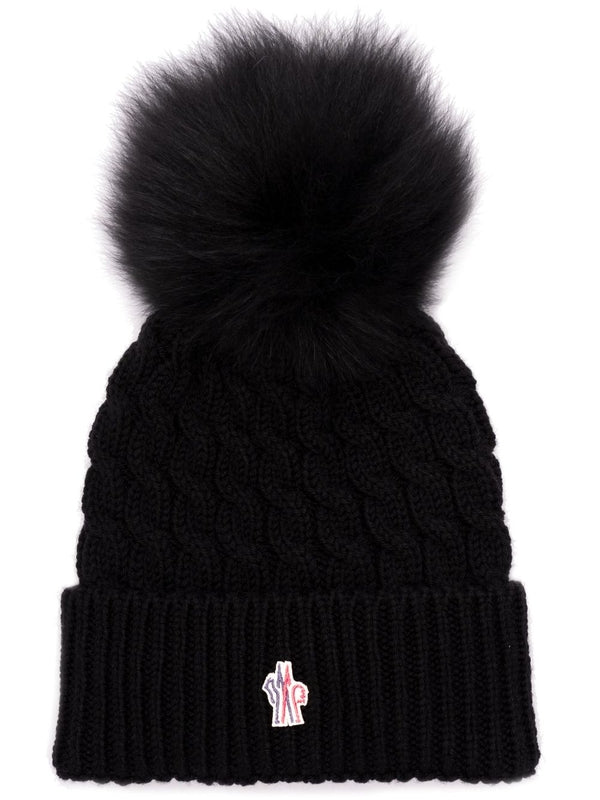 Moncler Black Beanie