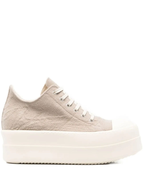 Rick Owens Dark Shadow Beige Sneakers