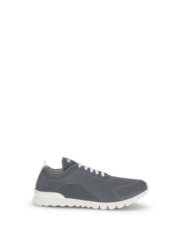 Kiton Grey Low Top Sneakers