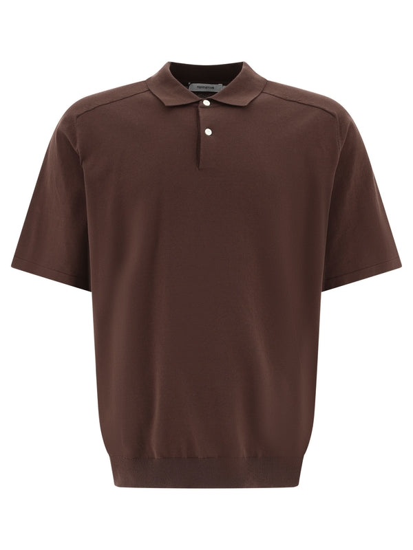 Cotton Blend Short-Sleeve Polo Shirt