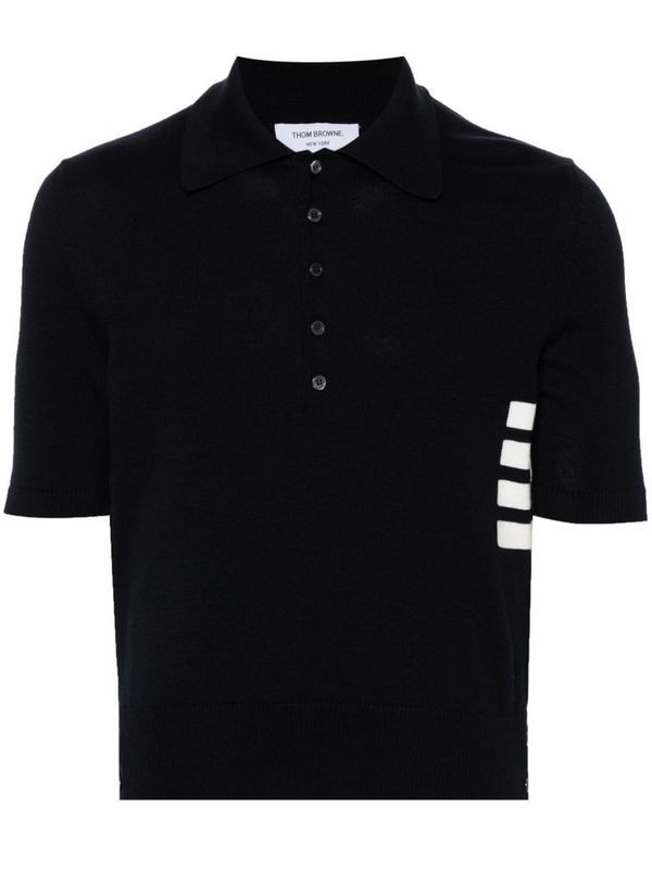 4-Bar Cotton Short Sleeve Knit
  Polo Shirt