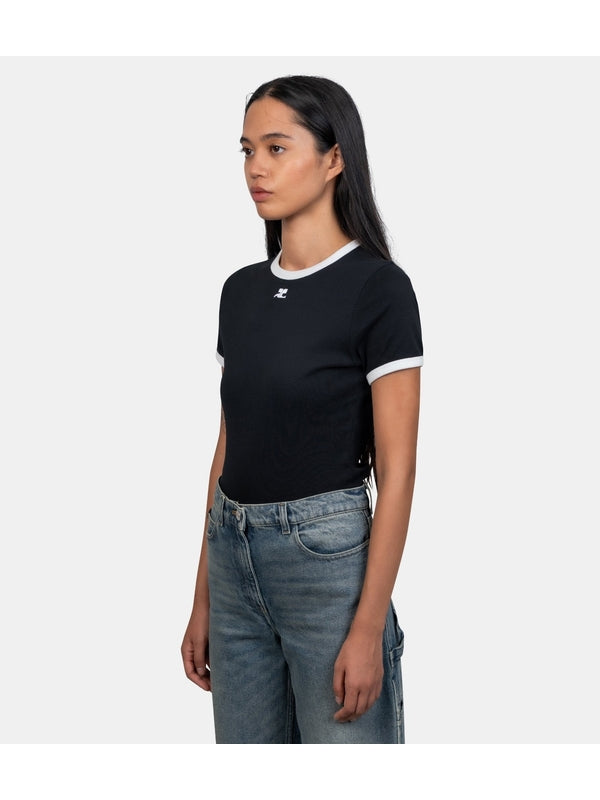Courrèges Black Half Sleeve