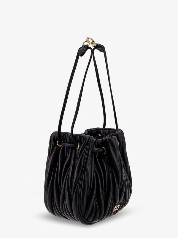 Matelassé Nappa Leather Bucket Bag