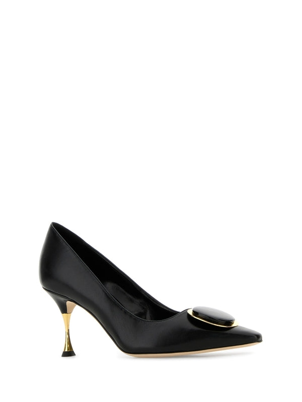 Chiaran Leather Pumps Heelss