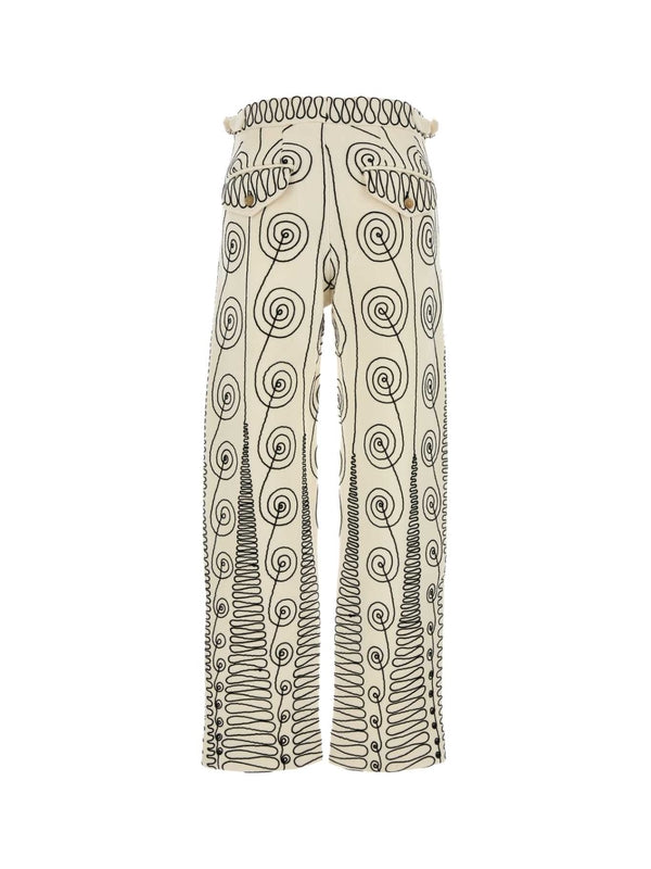 Bode White Trousers
