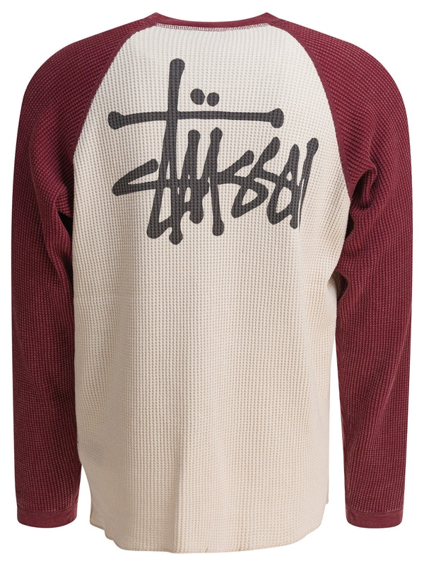 Stussy Raglan Thermal 2 Tone Long Sleeve
