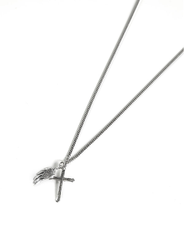 Cross Wing Pendant Necklace