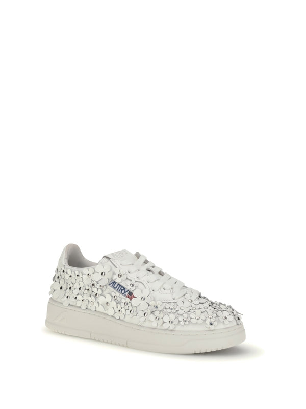 Autry White Low Top Sneakers