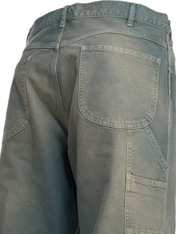 Auralee Organic Cotton Duck Green Pants